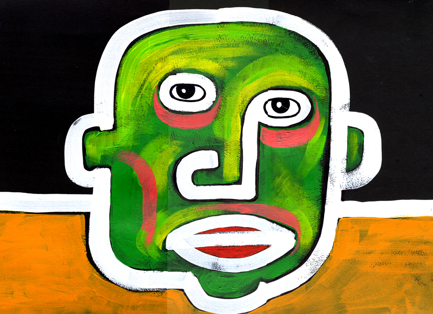 Illustration : Green dude